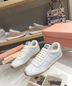MiuMiu Miu Miu 2024 Early Spring New Popular Casual Shoes White Shoes. This Year's Main Promoti 3weqfi91