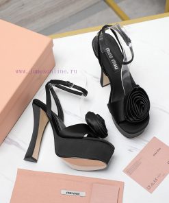Original One-to-one Replica Top TierMiu Miu Hentian High Water Platform SandalsMiumiu 24 Spring gzewdzvq