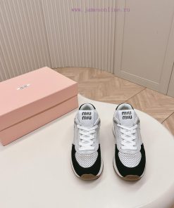 MiuMiuMiu Miu 2024 Thick Soled Casual Sports Shoes Are Retro Fashionable Simple High-end And Ea ycwhucoh