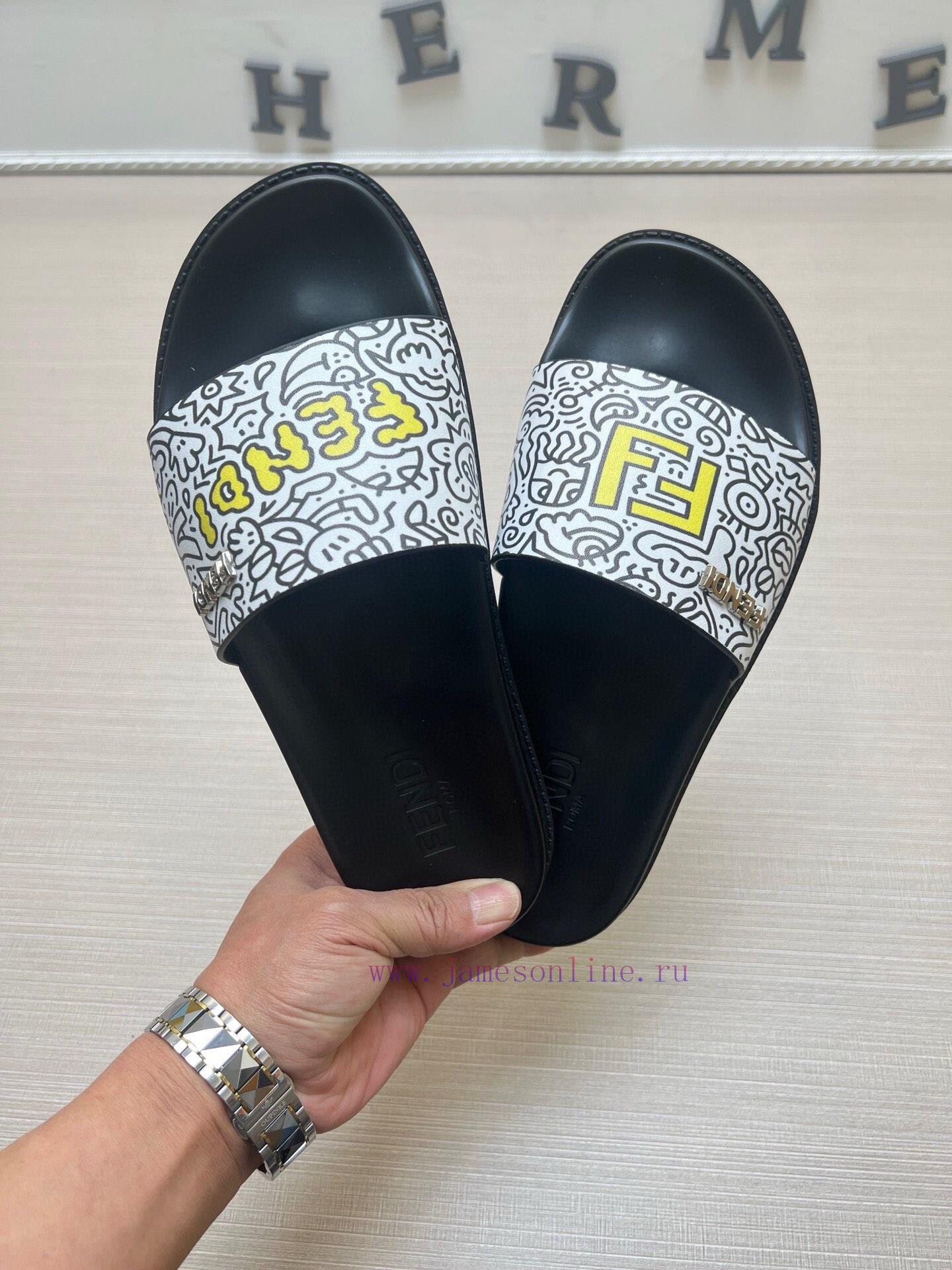 FENDI Official Website Men's Slippers And Shoes Are Hot Selling Original Version One-to-one Wit 57ol6sfg - Image 3