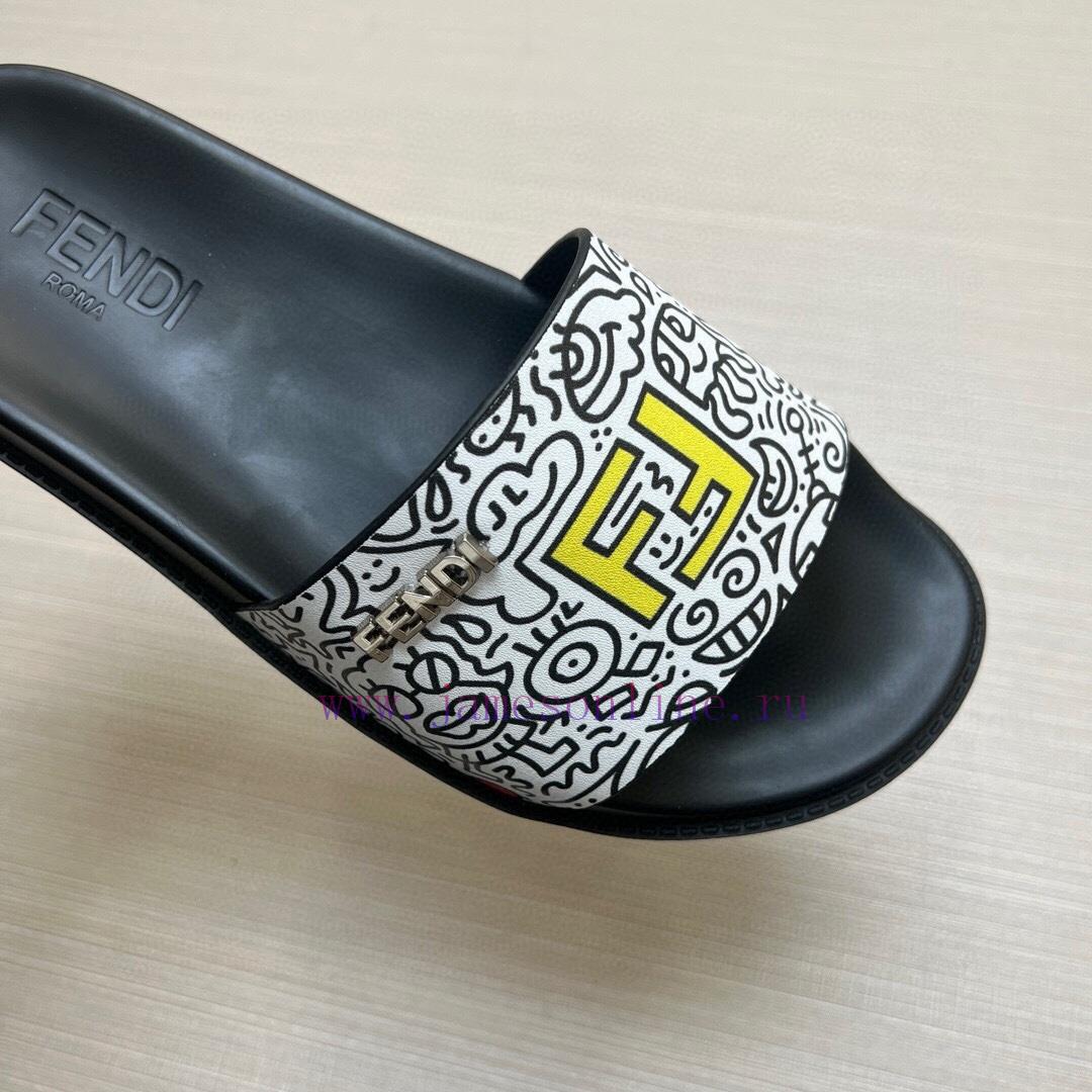 FENDI Official Website Men's Slippers And Shoes Are Hot Selling Original Version One-to-one Wit 57ol6sfg - Image 7