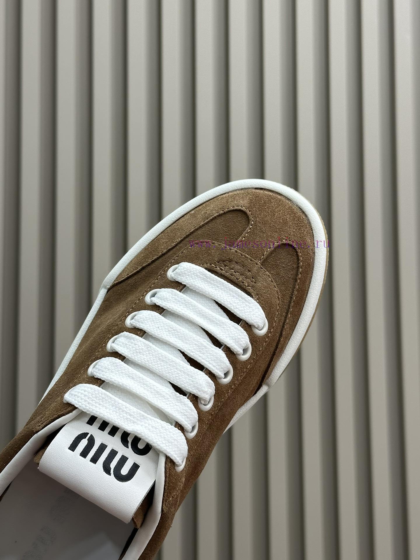 Top Qualitymiu Ss24 New Arrival~Miumiu 24 Spring/summer Small Dirty Shoes Suede LayoutOriginal ai5trd4b - Image 7