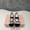 MIU MIU Miu Miu Fabric Comfortable And Versatile Flat Mary Jane Shoes 0.5cmCode 35-40.41Update qvrntz5i