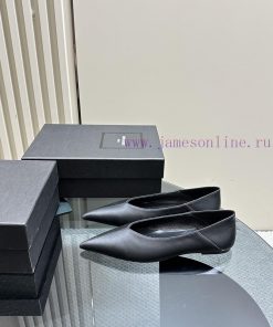 Silk Diamond Surface P370Saint Laurent Rhinestone Single Toe Pointed V-shaped ShoeWater Diamond cuo0tdqj