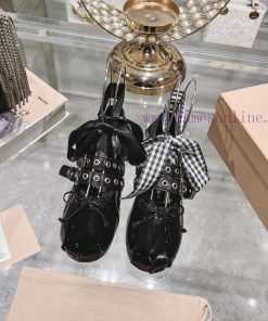 Double Straps New Color Miumiu French Fairy Ballet Dancing Shoes It Comes With Beauty New Too F 9ykbt294