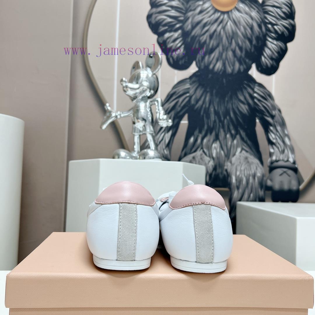 Top TierMiumiu 2024 Vs Spring/Summer New Casual Shoe CollectionNew Release Of Casual White Shoe mpmm7w2f - Image 9