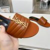 Rubber Sole P Leather Sole P280Saint Laurent YSL Saint Laurent Sandals - Logo Letter Buckle Dec xzoqi4zi