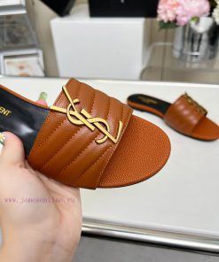 Rubber Sole P Leather Sole P280Saint Laurent YSL Saint Laurent Sandals - Logo Letter Buckle Dec xzoqi4zi