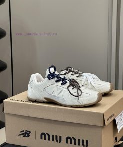 Miu X Newbalence 24 Autumn/Winter Forrest Gump ShoesAutumn And Winter Are Made Of Pure Leather xc9013kq