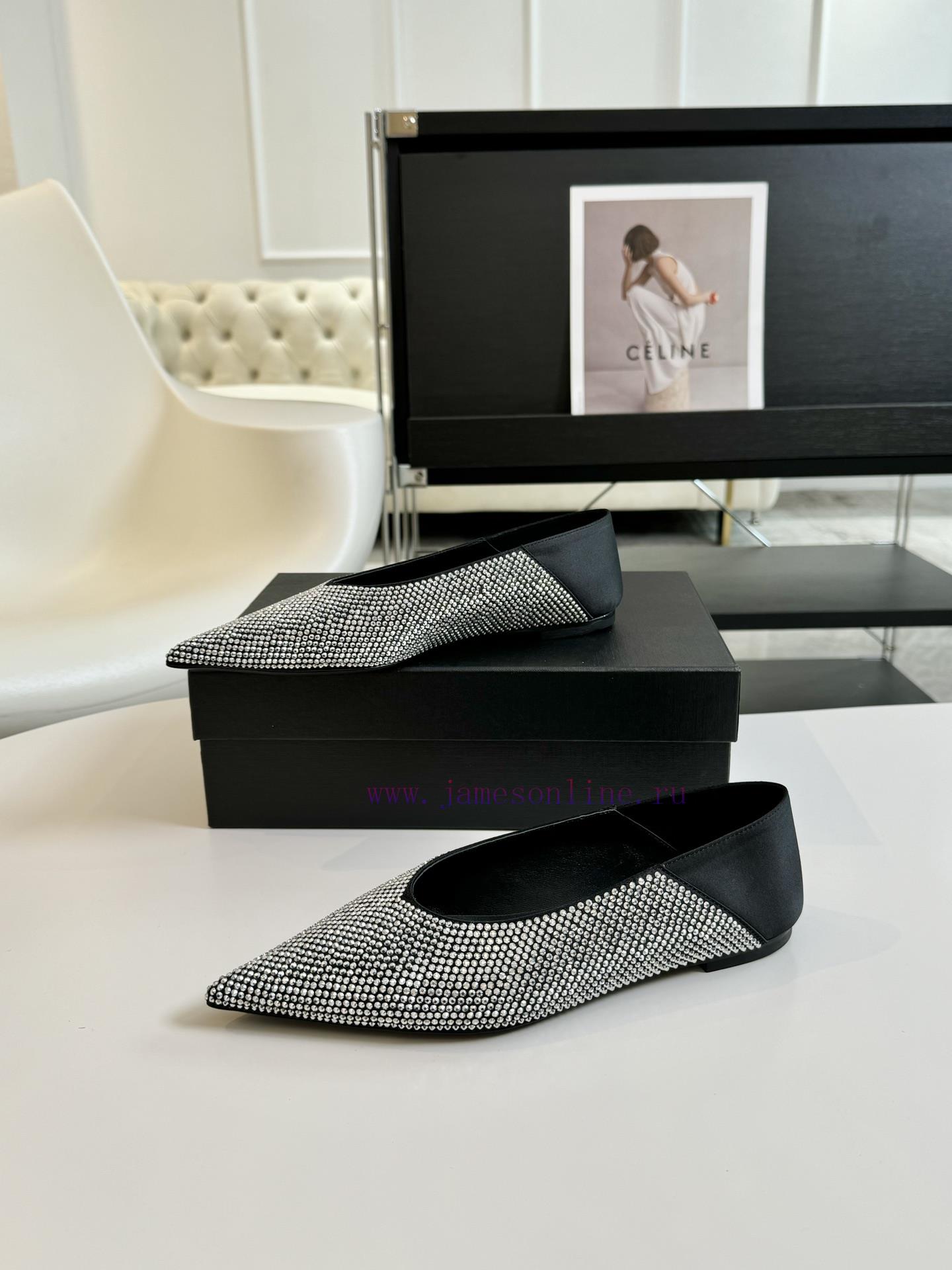 🫰SAINT LAURENT 24/Pointed Flat Bottom Single ShoesWho Loves These Retro Animal Patterned Flat S 22eppuew - Image 7