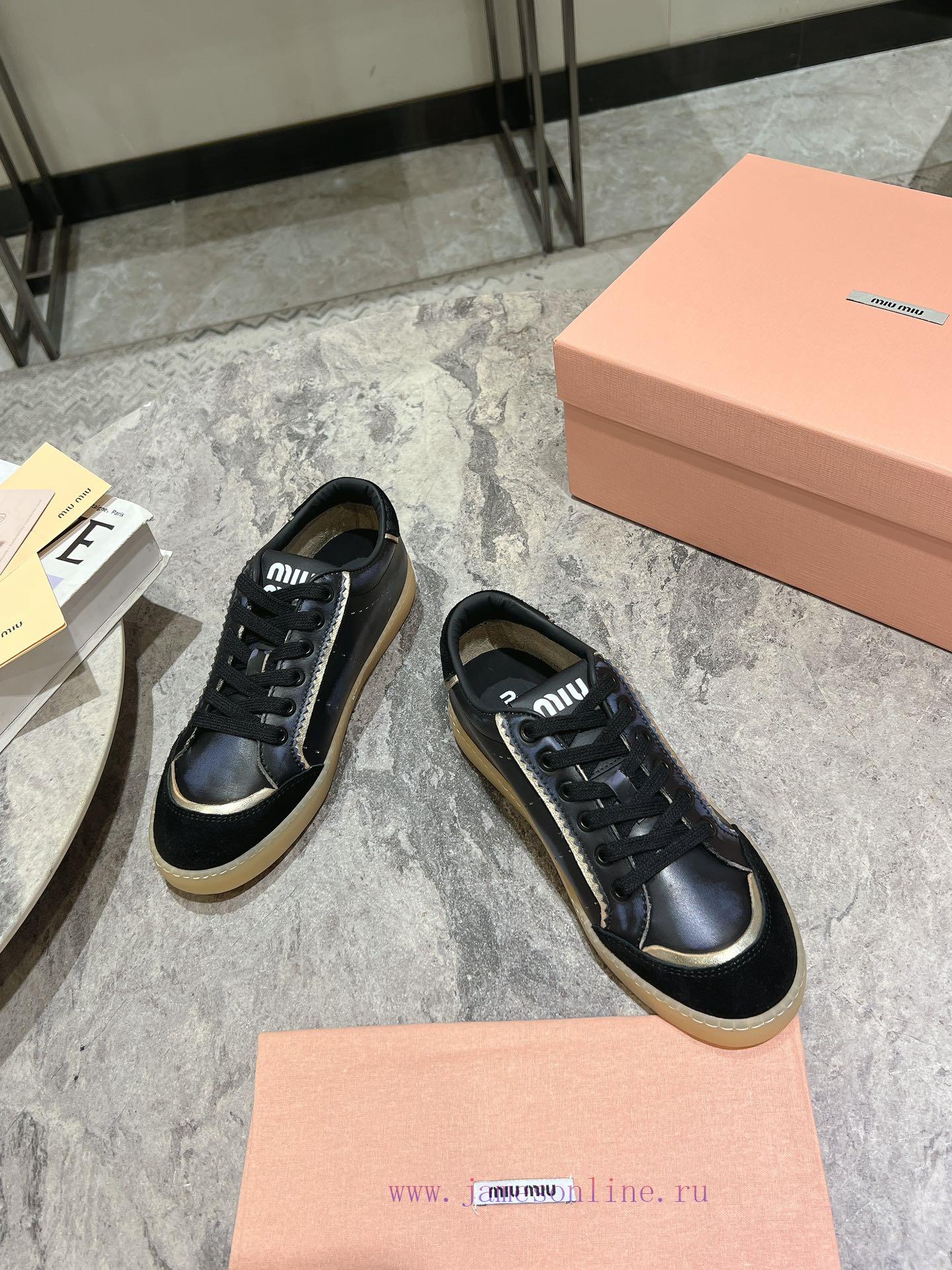 MIUMIU New American Retro German Training Shoes~A Must-have For Hot Looking German Training Sho rubpgjvo - Image 3