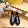 P Women's And P Men's 300Fendi Men's And Women's Striped Linen Bottom Fishing Shoes Are Made Of c8r23z5k