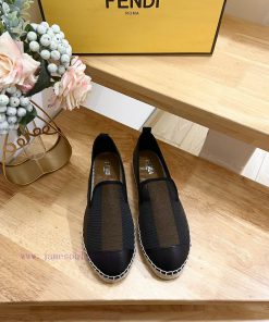 P Women's And P Men's 300Fendi Men's And Women's Striped Linen Bottom Fishing Shoes Are Made Of a817lmmm