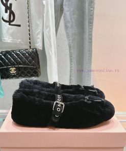 New Product Launch: French Fairy Ballet Wool Single Shoes Super ComfortableImported Wool Fabric m64thzkj
