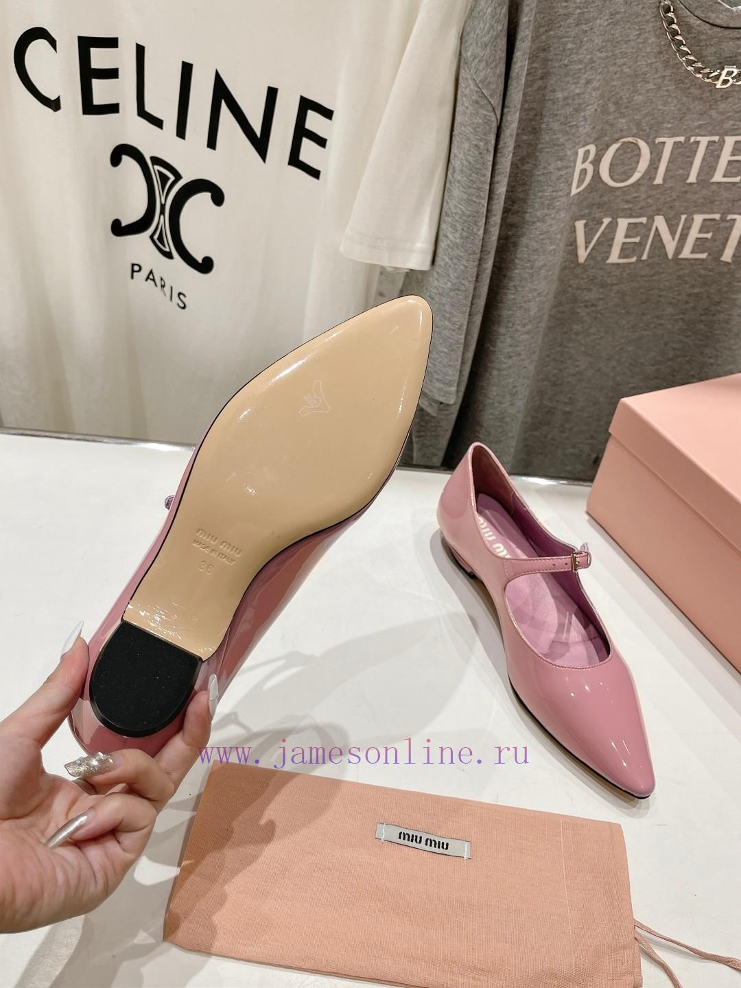 MiuM * U/24ss New Flat Bottomed Pointed Mary Jane Single Shoe Is A Very Low-key Single Shoe. It u1nmpqj5 - Image 10