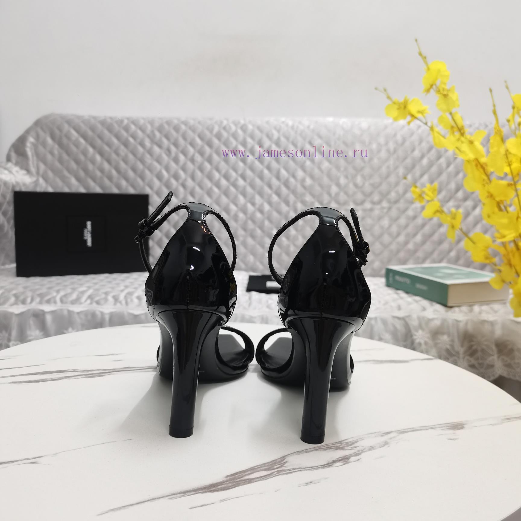 YSL Classic Thin Heel SandalsCorrect Version ️ Correct Details ️Original Consistent FabricPerfe tph58gvp - Image 7