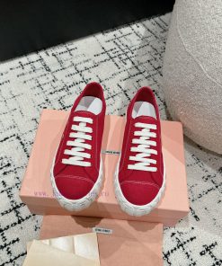 Miu Miu | Miu Miu 24/Autumn/Winter New Canvas British Style Strap Thick Bottom Casual ShoesThe fzyd9ui4