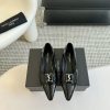 SAINT LAURENT YSL Pointed Flat Sole Single ShoeWho Loves These Retro Animal Patterned Flat Shoe zzxmtl6v