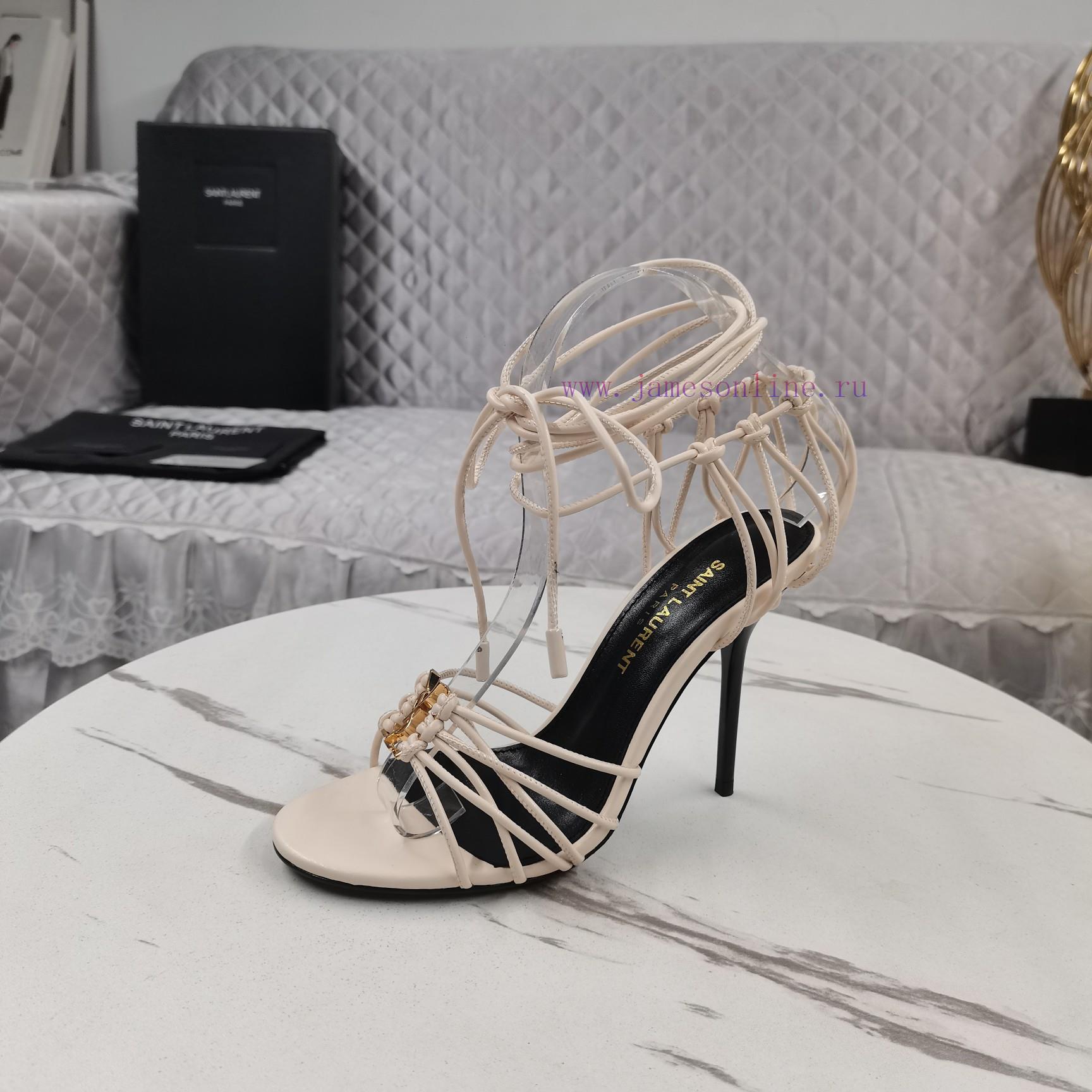New Release - YSL Top Level2024 New Strap High-heeled SandalsPerfect Attention To DetailFoot Pa 23cxonmz - Image 6