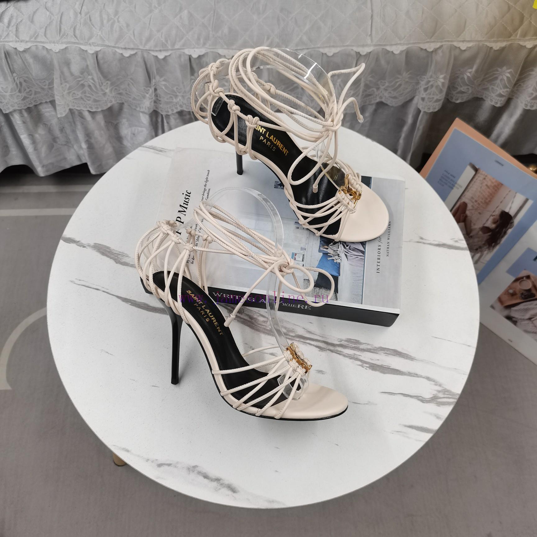 New Release - YSL Top Level2024 New Strap High-heeled SandalsPerfect Attention To DetailFoot Pa 23cxonmz - Image 9