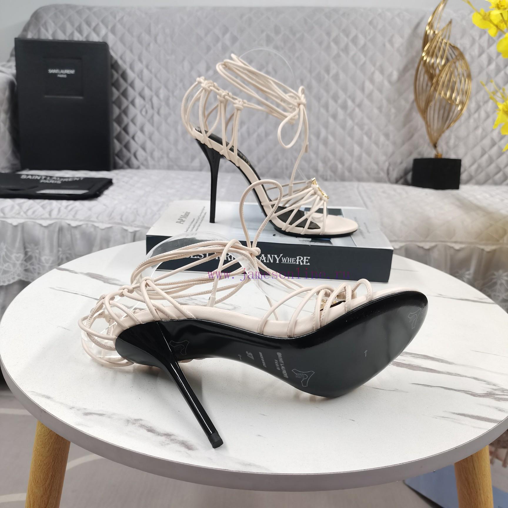 New Release - YSL Top Level2024 New Strap High-heeled SandalsPerfect Attention To DetailFoot Pa 23cxonmz - Image 10