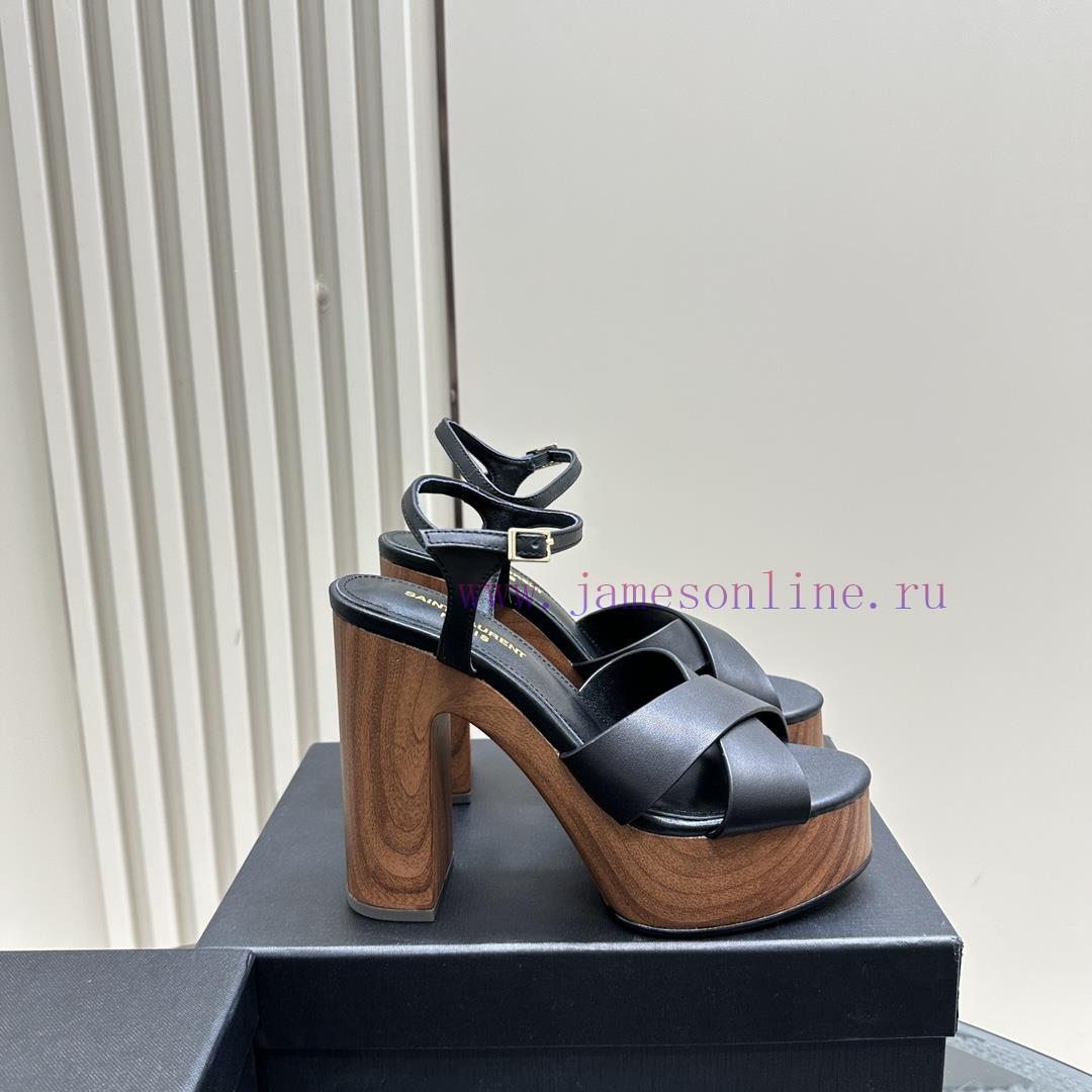 Saint Laurent YSL Flagship Waterproof Platform Hate Too High Diamond Grid SandalsHigh End Custo zpl4rlpb - Image 6