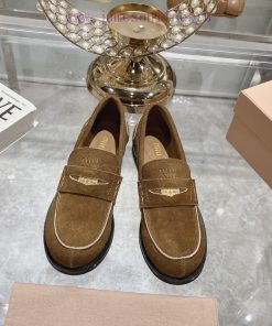Daily Superstitions: Shu Miumiu's Wealth Attracting Coin Shoes Miumiu's New Color Coins And Le 6muj0uf8