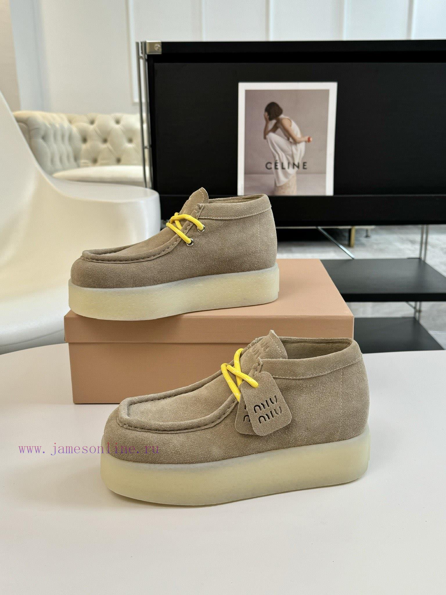 MiuMi's New Autumn And Winter Thick Soled Short BootsMiu Miu's New Design Is About To Be Releas b2fgmfah - Image 6