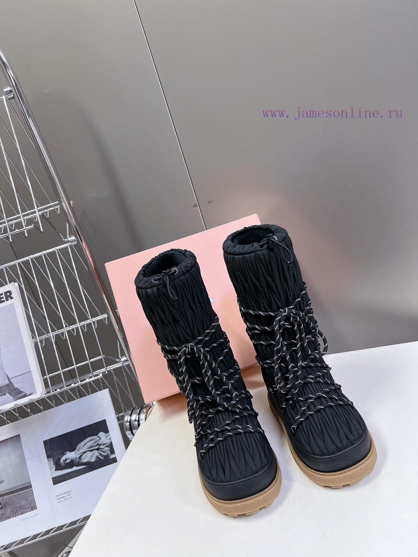 Low And High 480 MIUMIU Wool Style The Latest Autumn And Winter Snow Boots From Miu Miu Look Gr wnfpcpav - Image 2