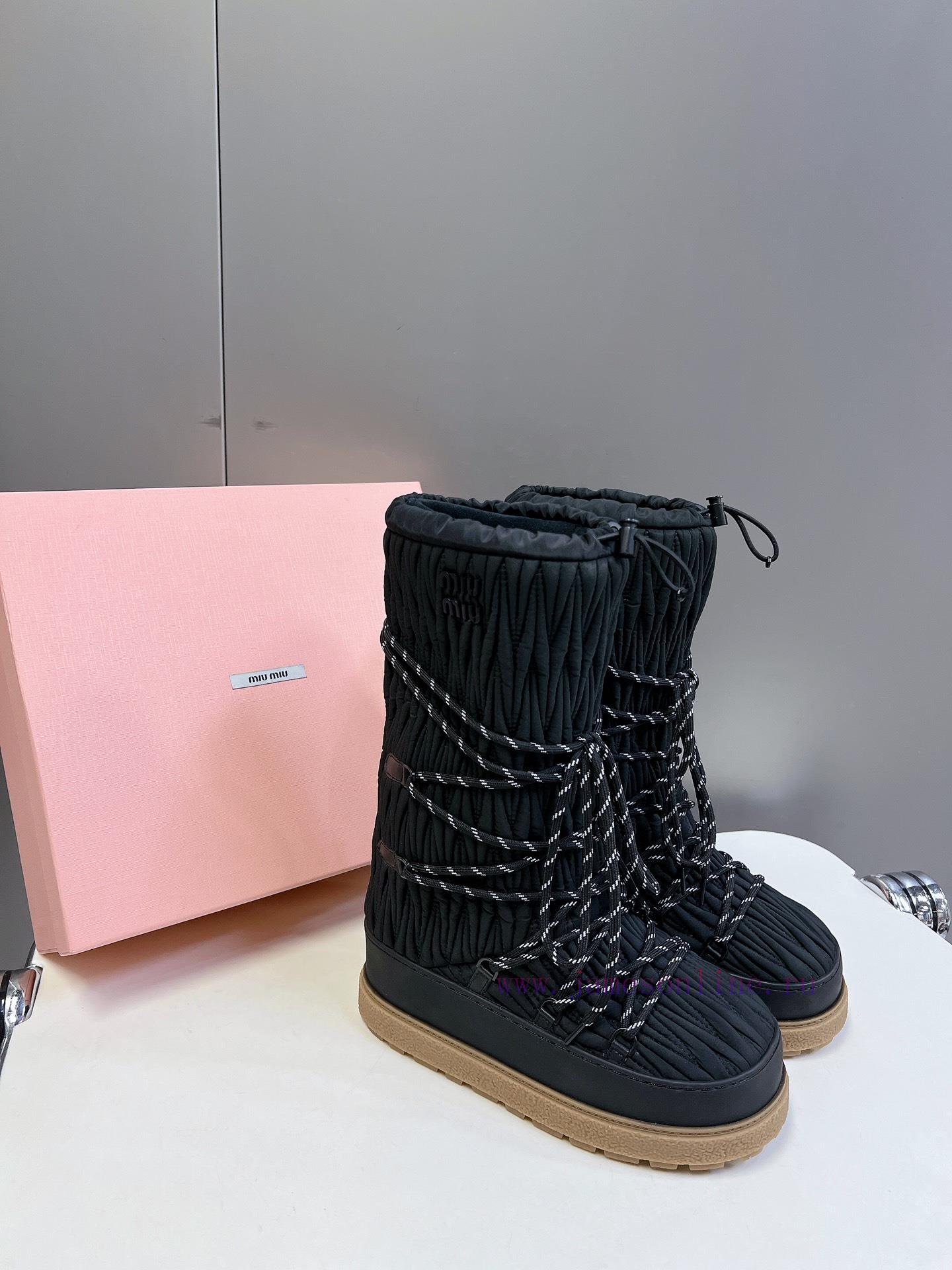 Low And High 480 MIUMIU Wool Style The Latest Autumn And Winter Snow Boots From Miu Miu Look Gr wnfpcpav - Image 3