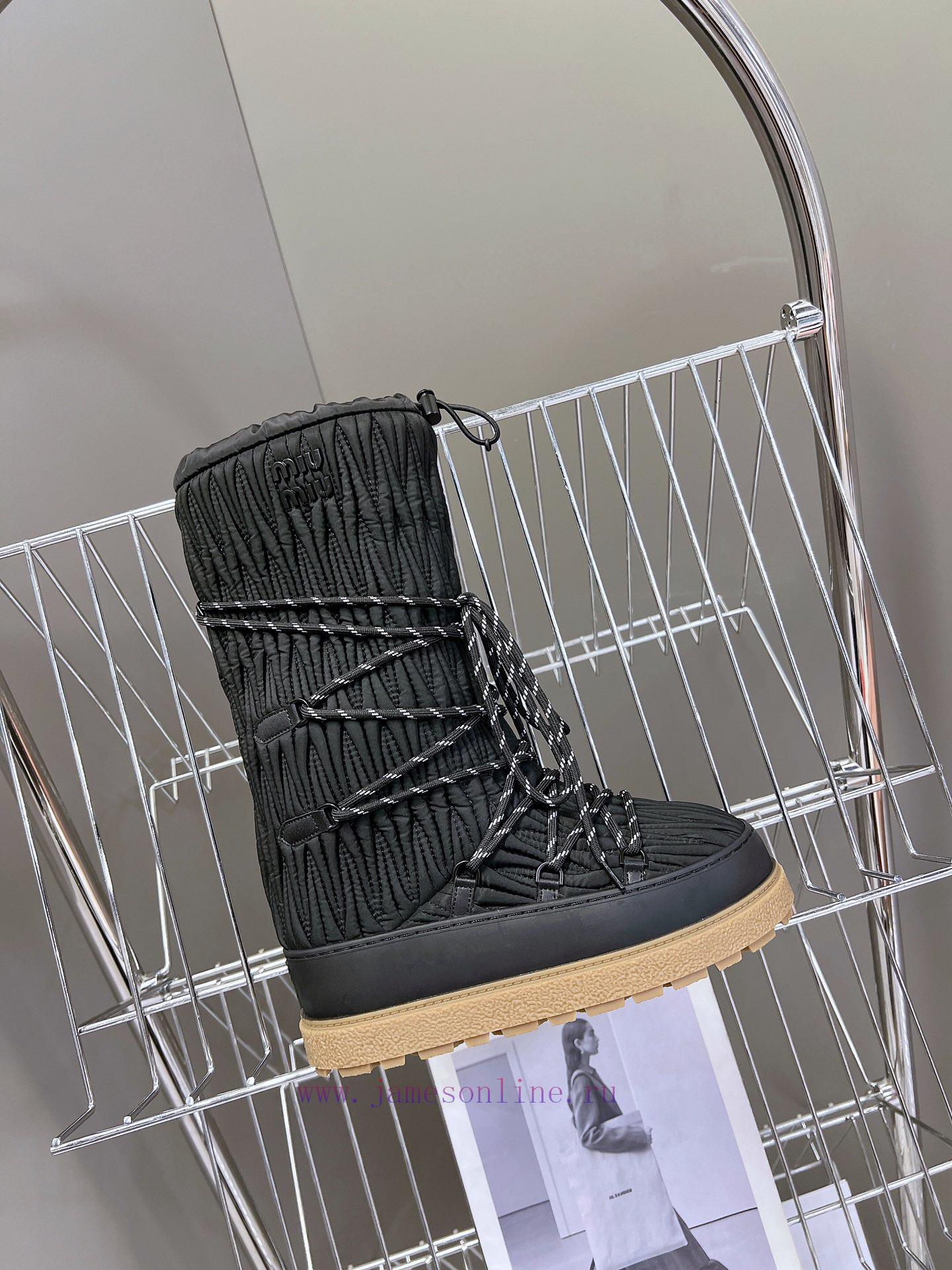 Low And High 480 MIUMIU Wool Style The Latest Autumn And Winter Snow Boots From Miu Miu Look Gr wnfpcpav - Image 6