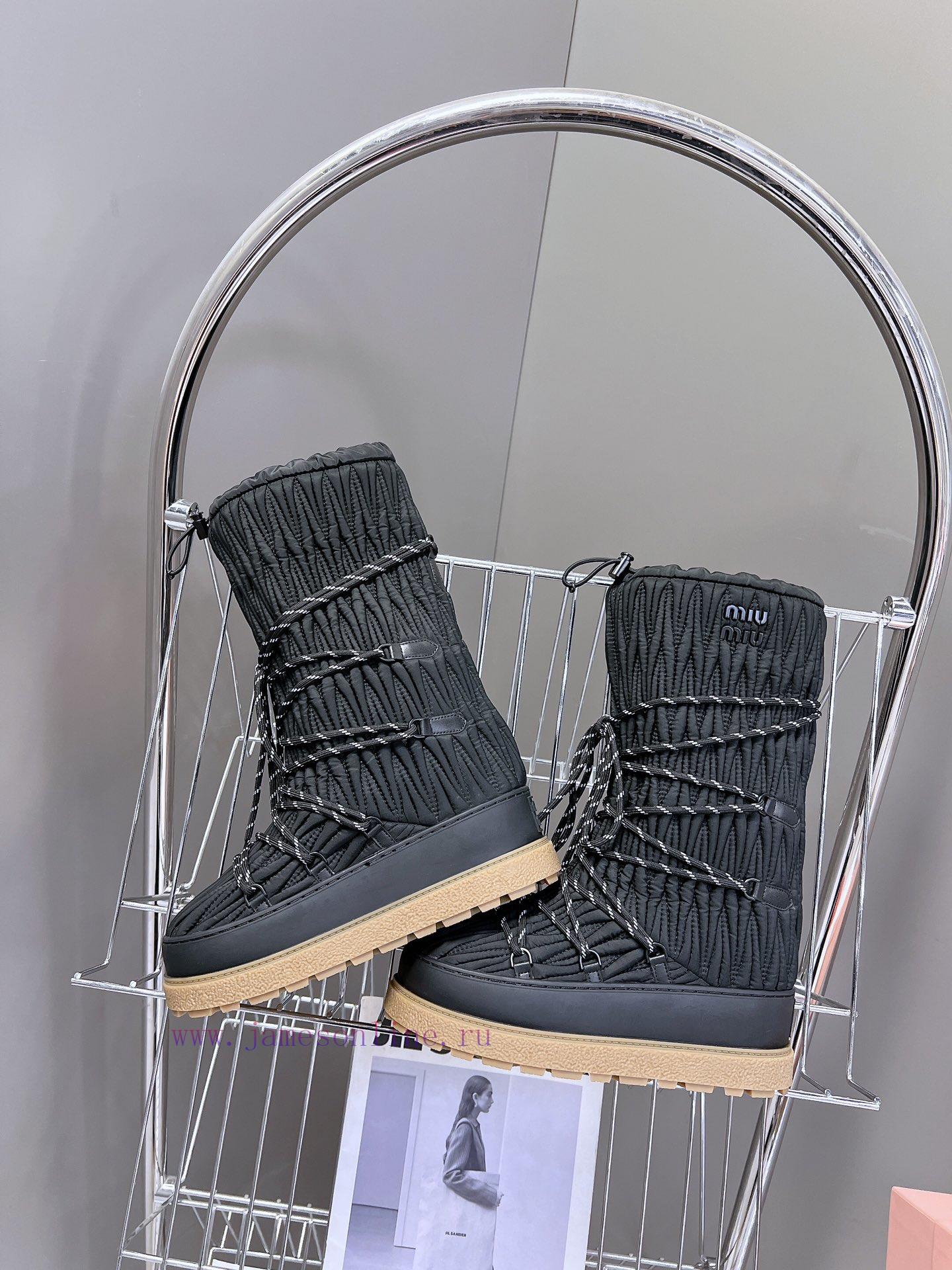 Low And High 480 MIUMIU Wool Style The Latest Autumn And Winter Snow Boots From Miu Miu Look Gr wnfpcpav - Image 7
