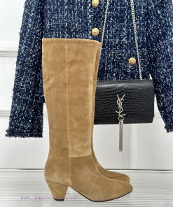 MIU MIU Classic Autumn/Winter Coarse Heeled BootsThe Minimalist Design Style Is Undoubtedly A V rri47lyc