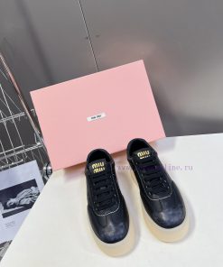 MIUMIU New American Retro Style~A Must-have For Hot And Stylish Thick Soled White Shoes~Made In b63n3etd