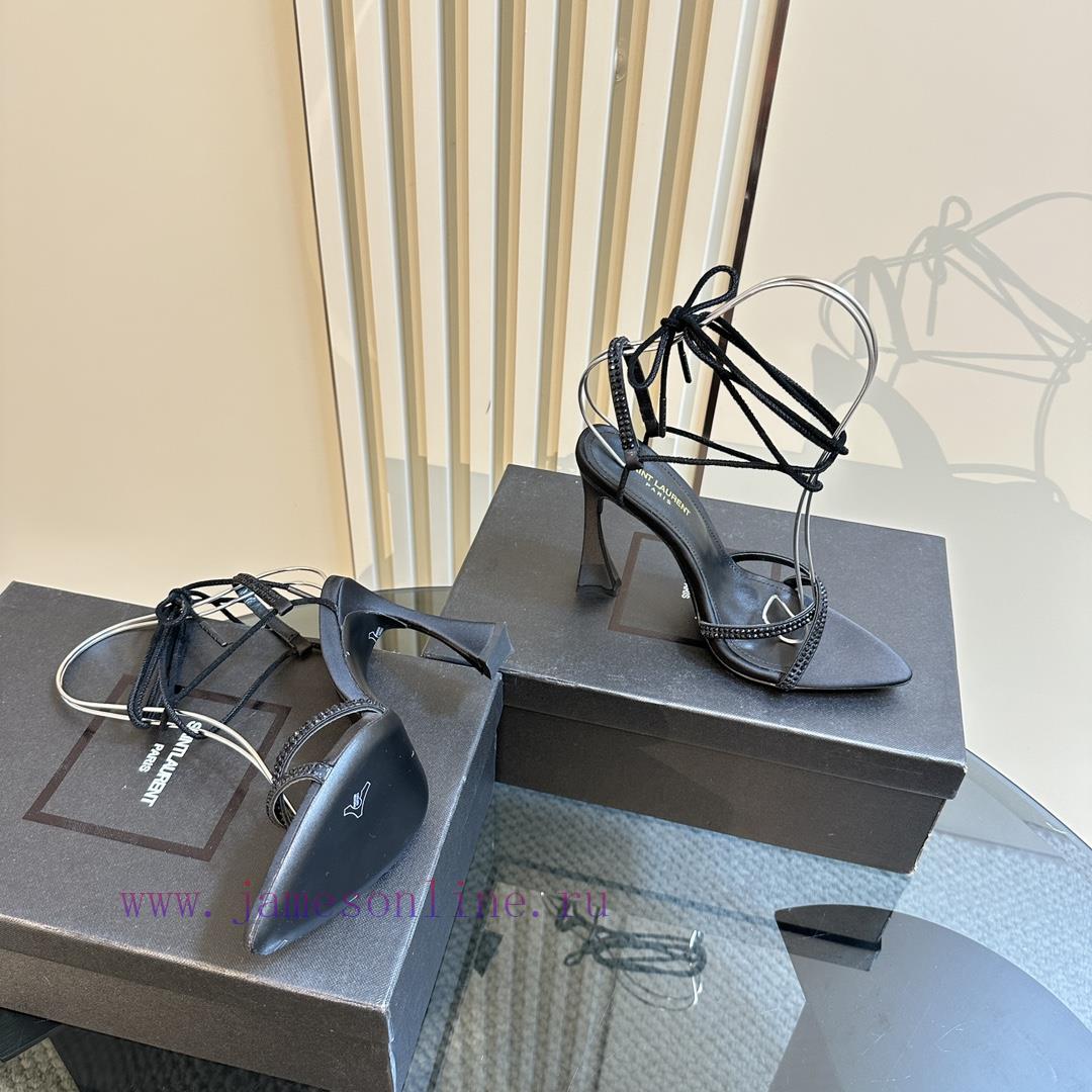 YSL Saint Laurent - SS2024 New Strap High Heel Sandals2024 New Spring/Summer Collection High He cv741djc - Image 5