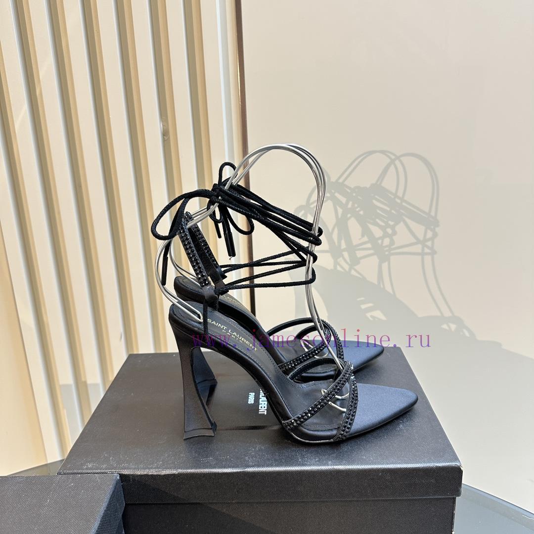 YSL Saint Laurent - SS2024 New Strap High Heel Sandals2024 New Spring/Summer Collection High He cv741djc - Image 6