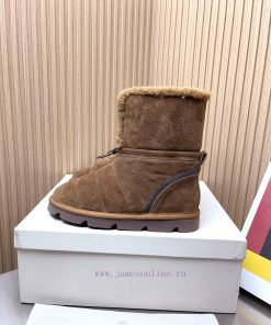 Top TierBrunello Cucinelli 24ss Winter New Snow Boots Lamb Bun BootsBC Has An Authentic Italian o20qcfxq