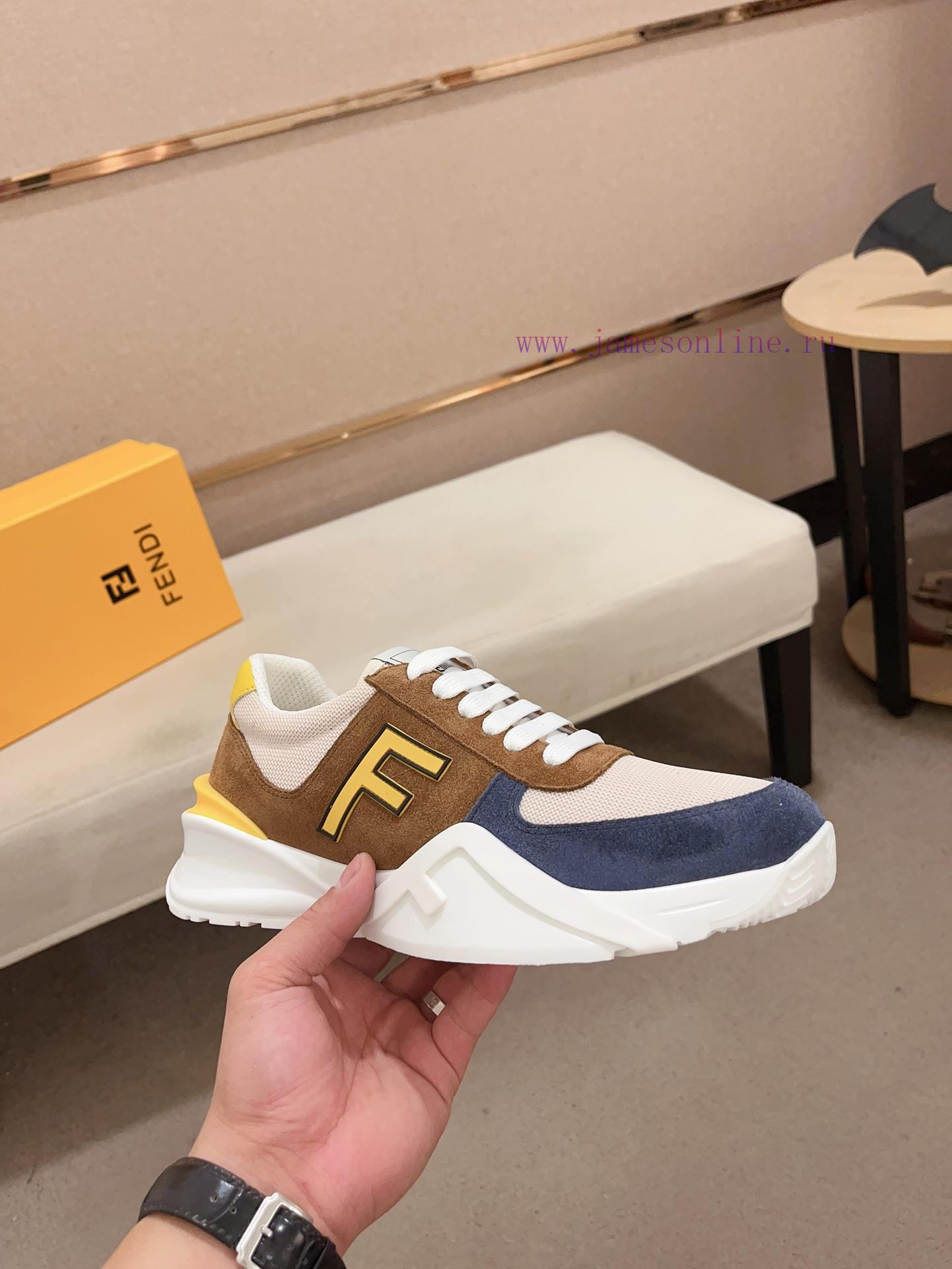 Fendi Men's Casual Shoes Are Launched Simultaneously. The Original One-to-one Replica Is Made O idiz6j9c - Image 5