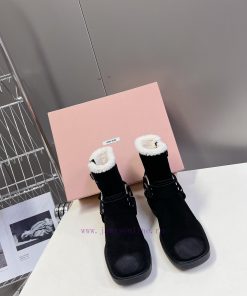 Top Tier Miumiu Autumn And Winter Limited Edition Walking BootsOne Of The Most Worthwhile Boots 1r5x44h5