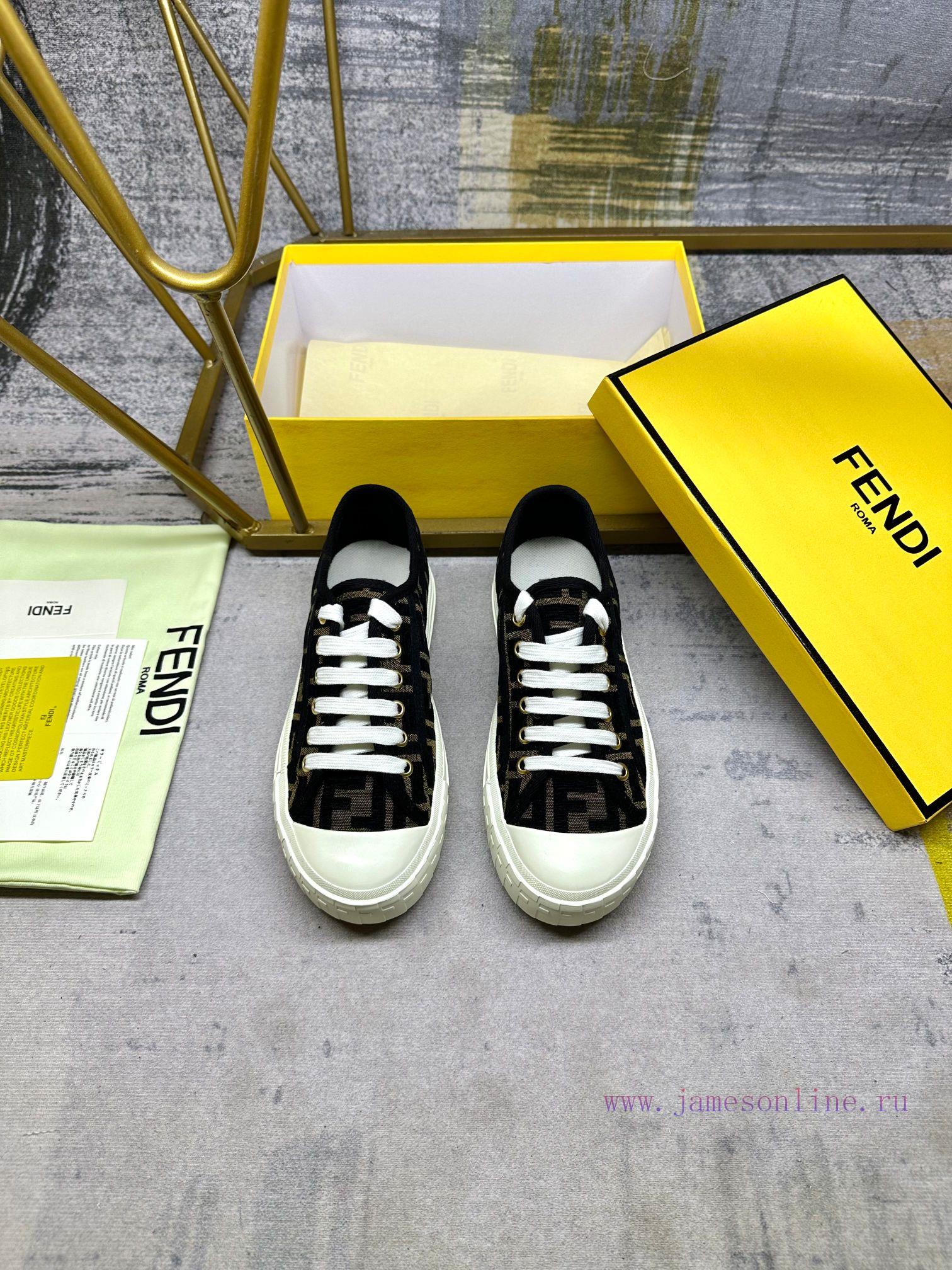The Latest Popular FENDI Domino Sports Shoes - A New Must-have Style That Is Easy Comfortable F 7vyum2dr - Image 4