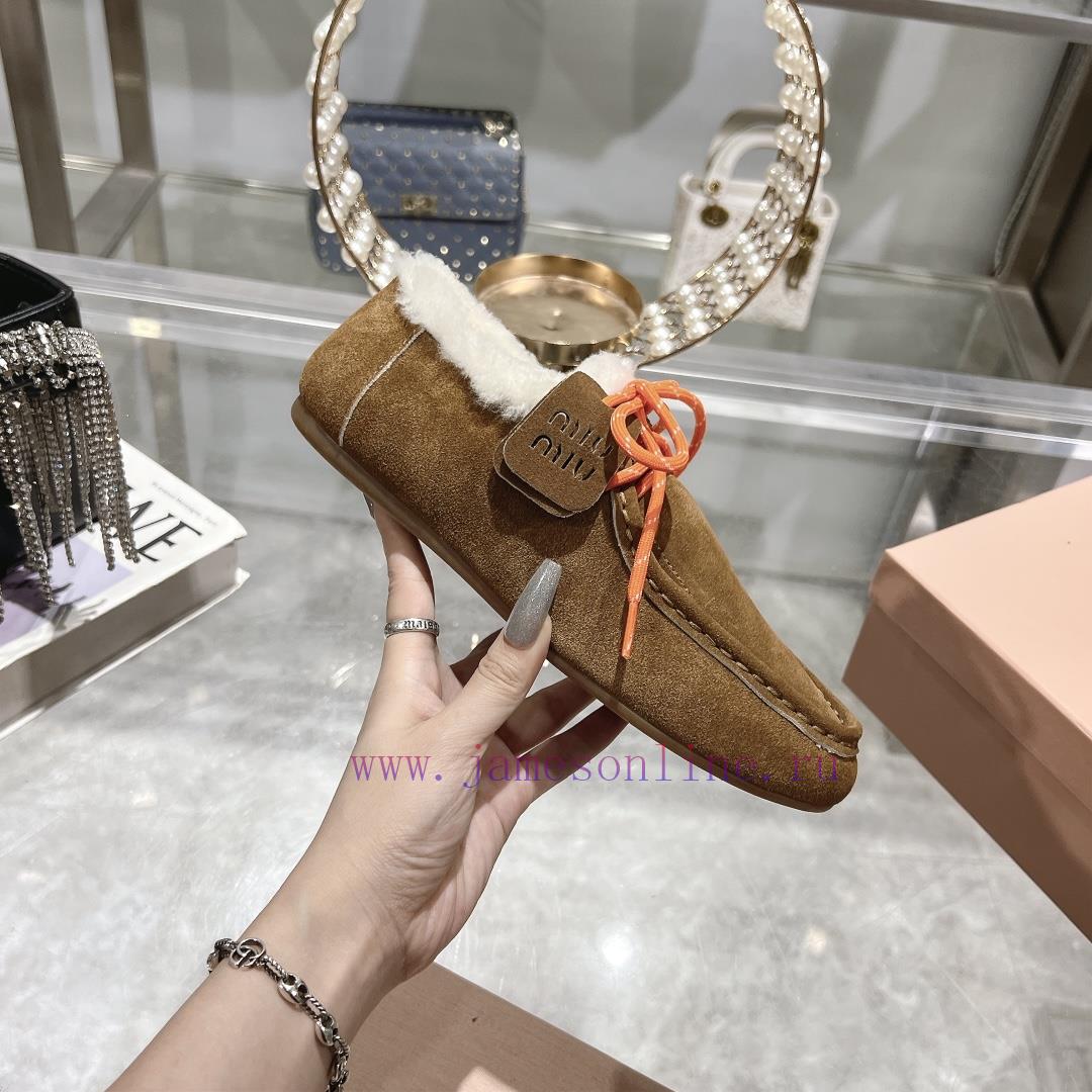 Mauritius 20Miu Miu 24ss 24ss Spring/Summer New British Style Lace Up White Shoes Casual ShoesT yg1kvb2p - Image 4
