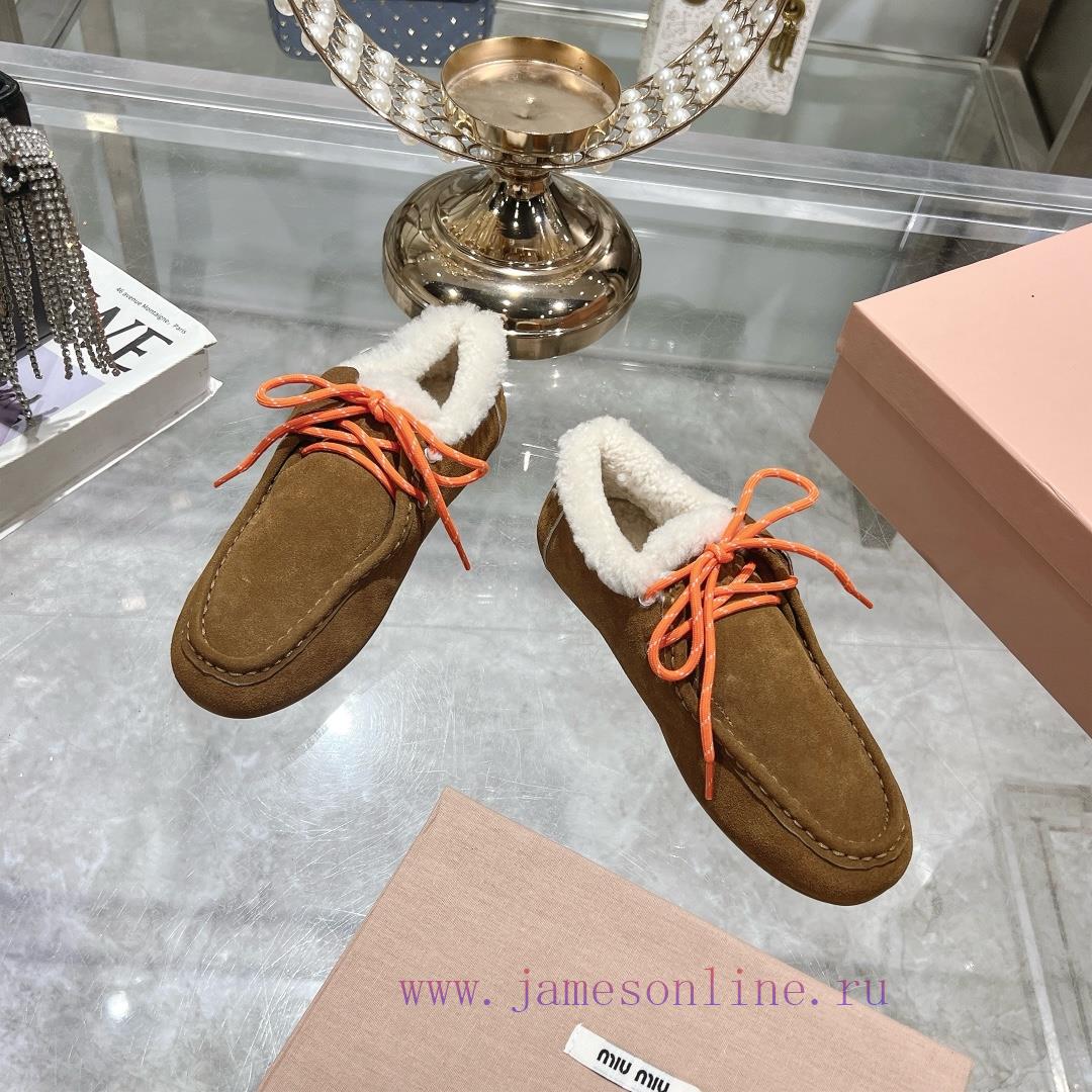 Mauritius 20Miu Miu 24ss 24ss Spring/Summer New British Style Lace Up White Shoes Casual ShoesT yg1kvb2p - Image 9
