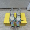 Fendi 24ss Fendi Series Double FF Pointed High-heeled SandalsA Must-have FF Trailer Every Year. v16gytik