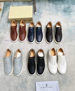 BrunelloCucinelli 🦁 Top Four Seasons Classic Lace Skateboarding Shoes Casual ShoesPrecious Impo jjrp1qca