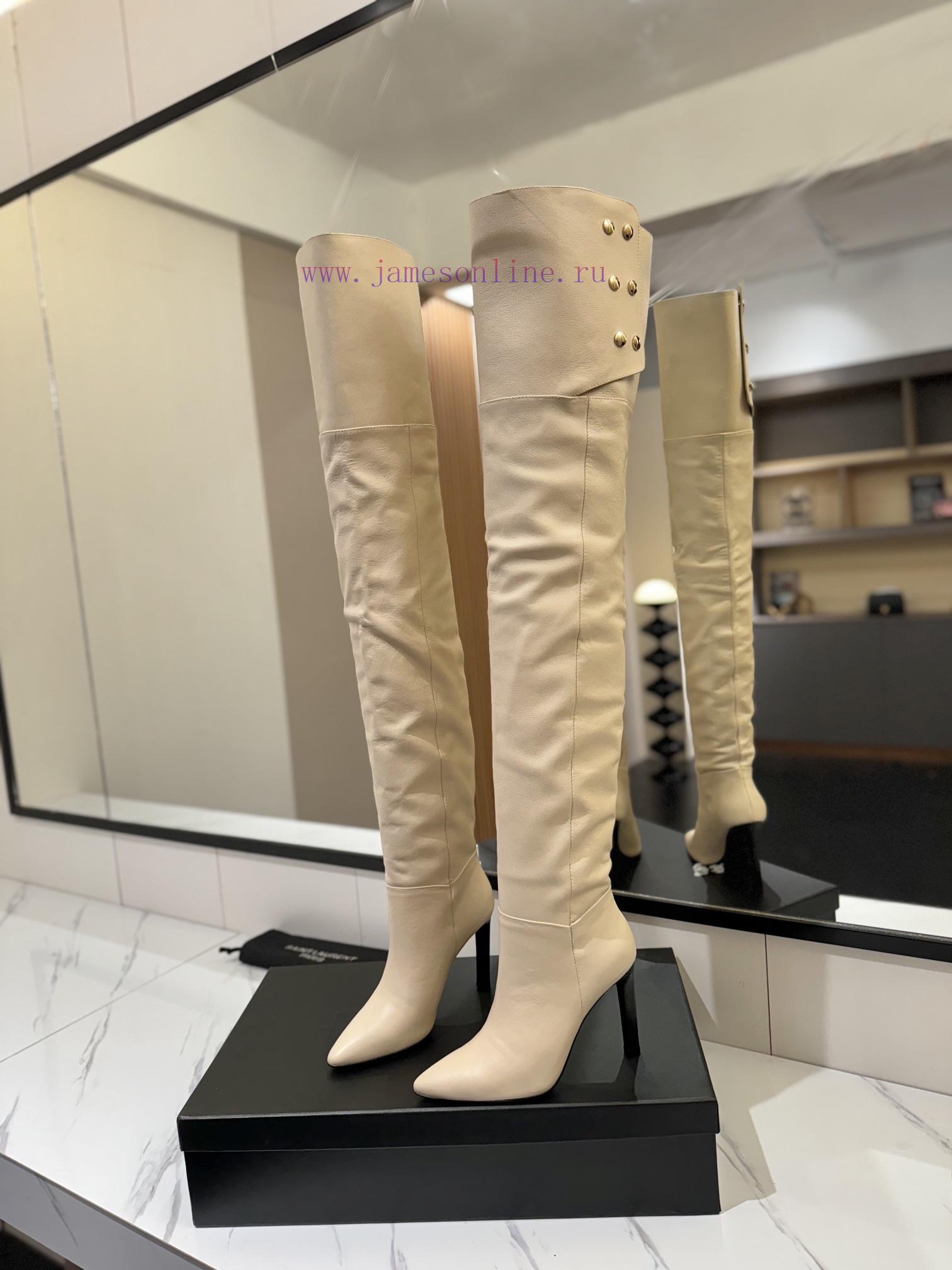 Saint Lauren YSL Saint LaurentCustomized Version Of The Great Overlord BootsClassic King Autumn qdka5pqj - Image 3