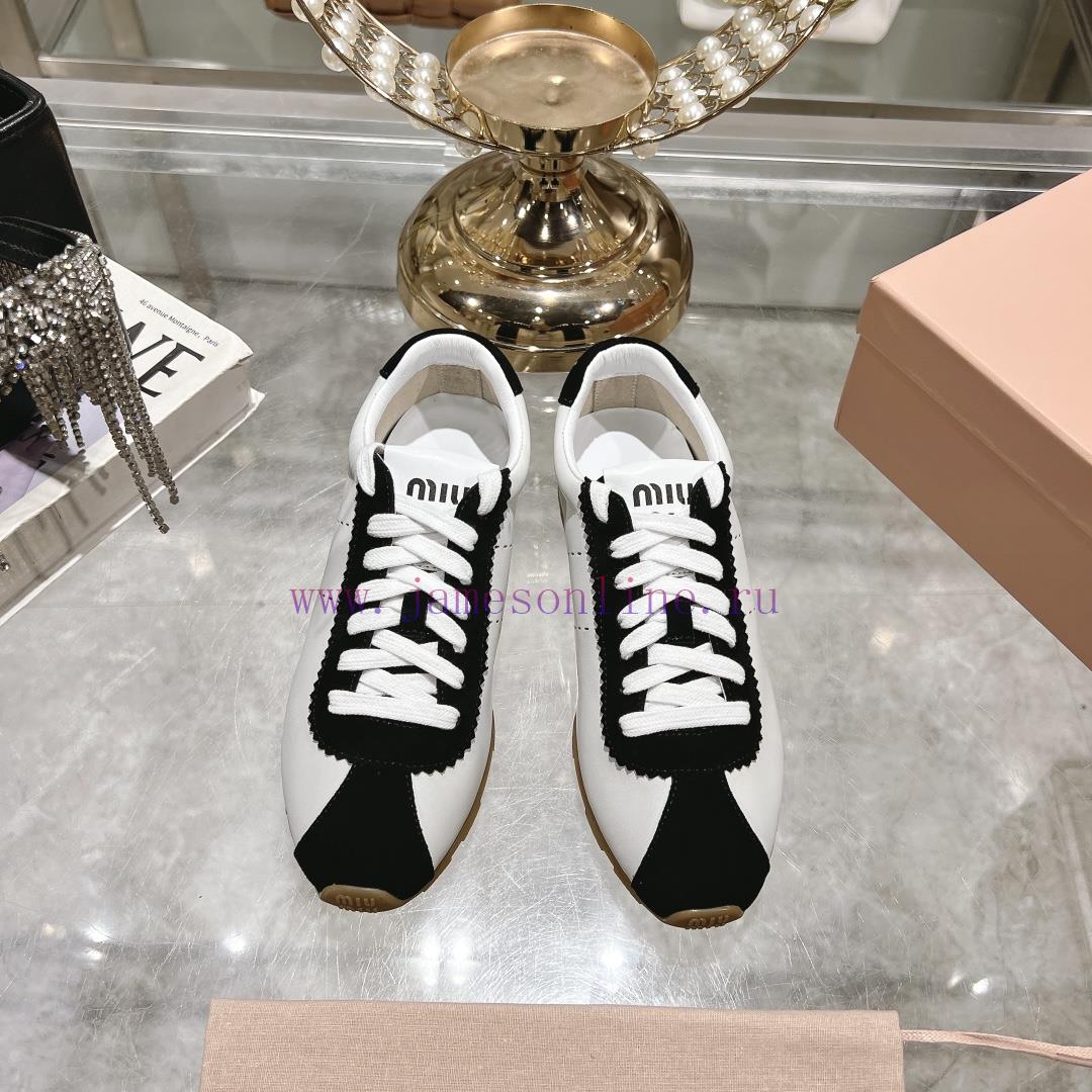 MiuMiu 25 New Casual Shoes Are Comfortable Breathable Simple Retro And Fashionable On The FeetI o9k9ht87 - Image 2