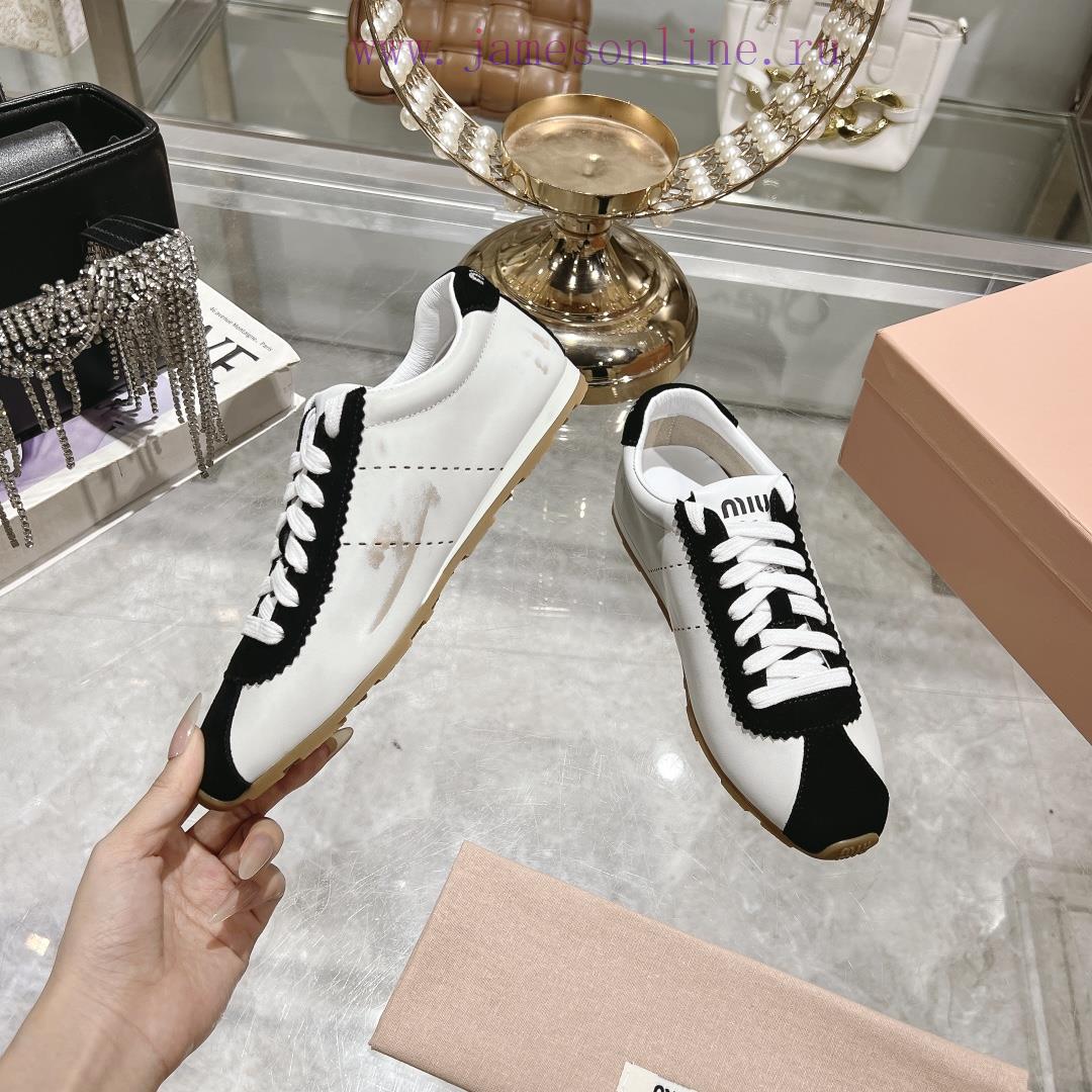 MiuMiu 25 New Casual Shoes Are Comfortable Breathable Simple Retro And Fashionable On The FeetI o9k9ht87 - Image 4