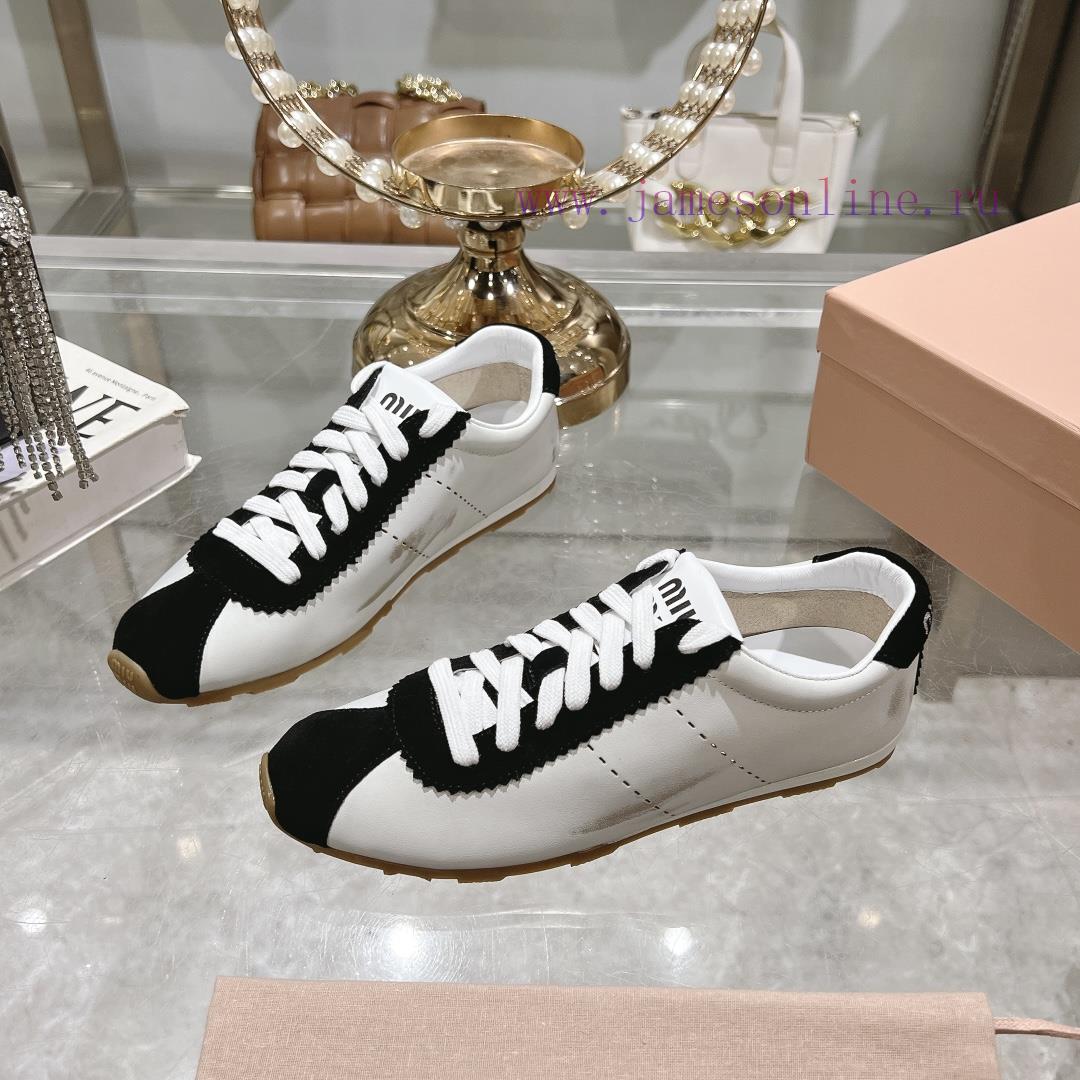 MiuMiu 25 New Casual Shoes Are Comfortable Breathable Simple Retro And Fashionable On The FeetI o9k9ht87 - Image 6