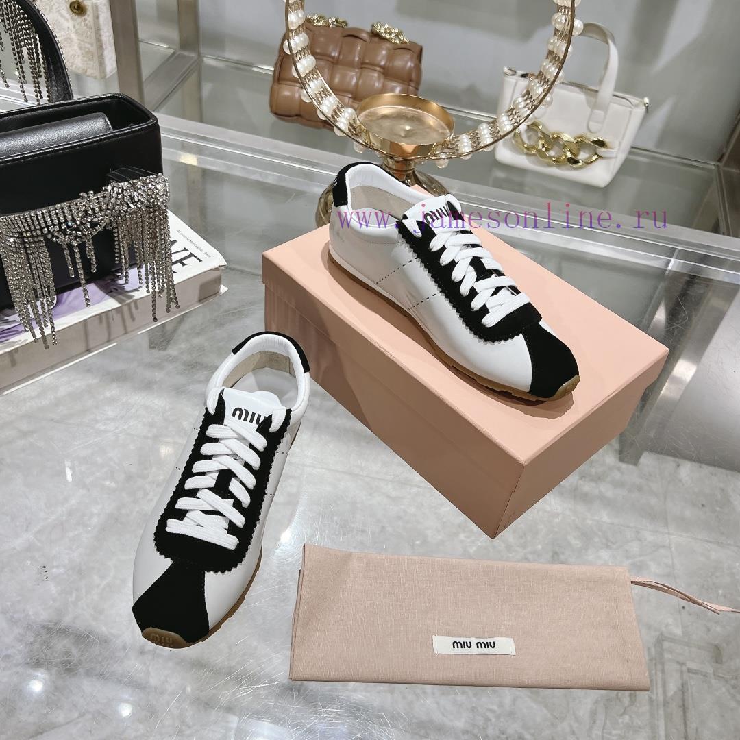 MiuMiu 25 New Casual Shoes Are Comfortable Breathable Simple Retro And Fashionable On The FeetI o9k9ht87 - Image 7