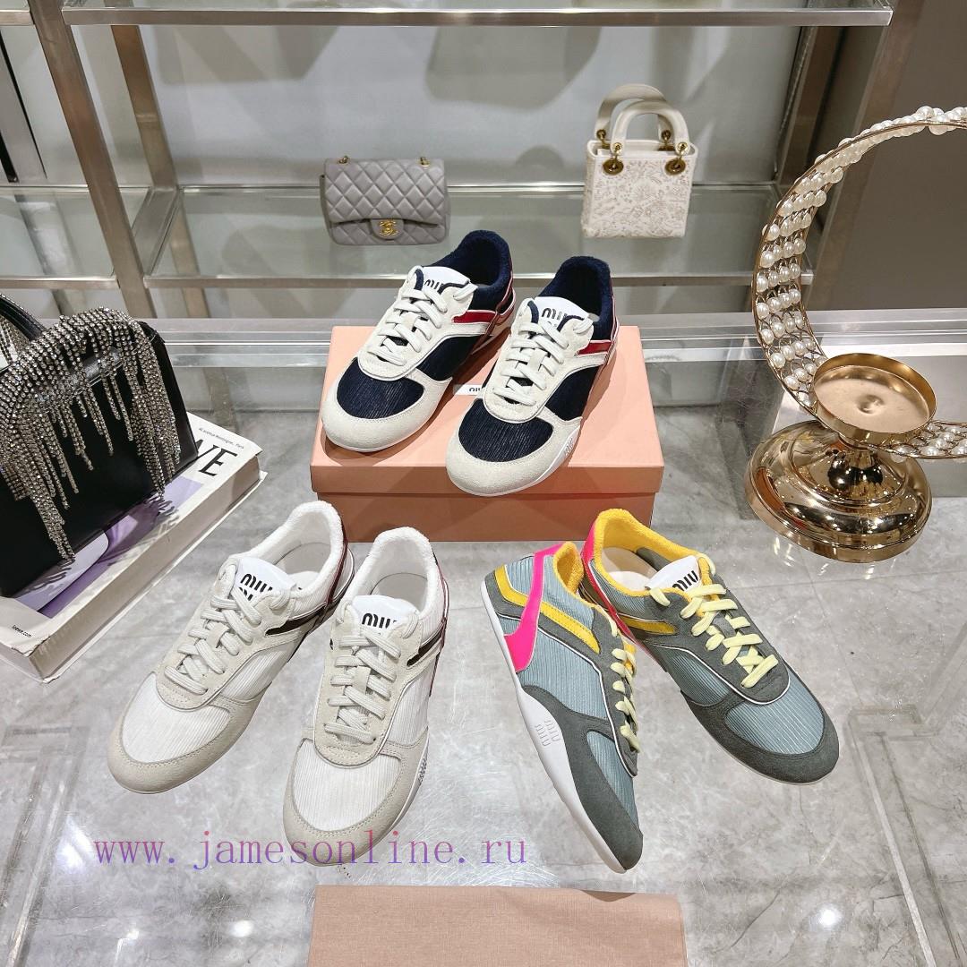 Purchasing Grade Miumiu Breathable Mesh Casual Shoes For Spring And Summer 2025 New British Sty nsm3v5s6 - Image 10